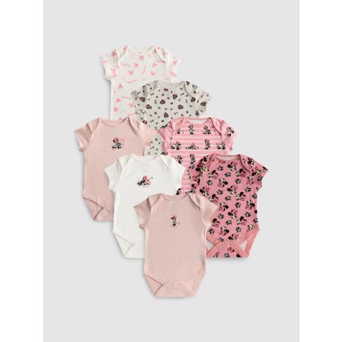 0-36mths | 7pk Disney’s Minnie Mouse Short-Sleeve Onesies