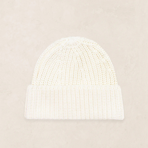 Knit Beanie - Ivory