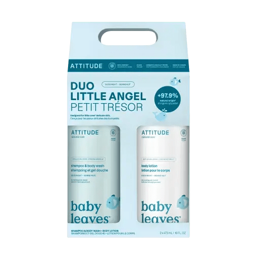 2-in-1 baby shampoo & body wash and body lotion set - EWG Verified® | ATTITUDE
