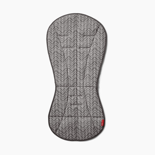 Skip Hop Stroll & Go Cool Touch Stroller Liner - Zig Zag Zebra - Gray Feather