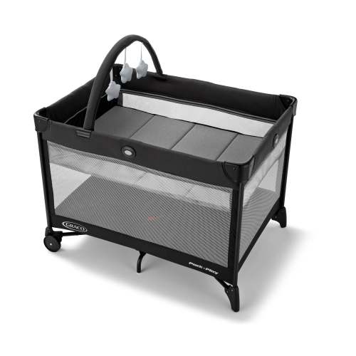 Infant Playard with Zip-in Bassinet - Grey