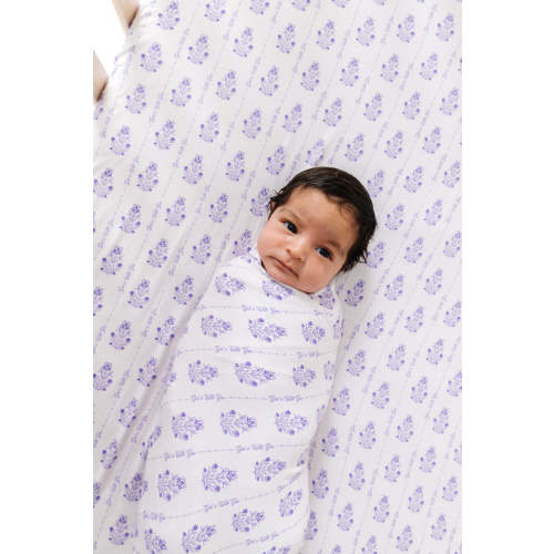 God is With You Floral Swaddle Bamboo – Holy Pals