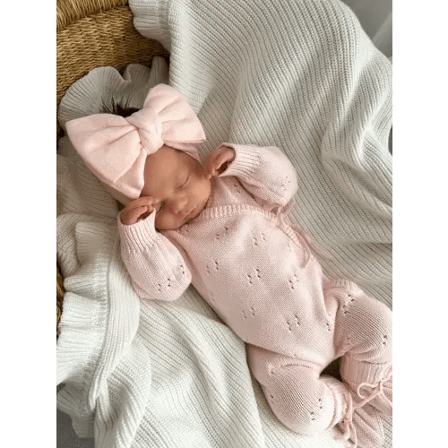 Pointelle Long Romper