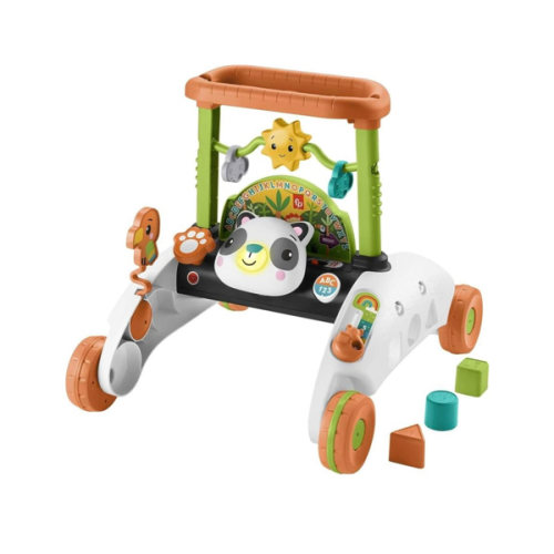 Fisher-Price 2-Sided Steady Speed Panda Walker Musical Push Toy