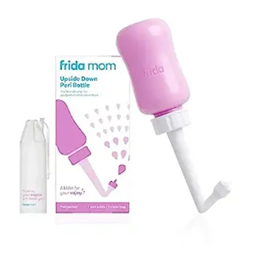 Frida Mom Upside Down Peri Bottle for Postpartum Care The Original Fridababy MomWasher for Perineal Recovery and Cleansing After Birth