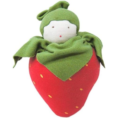 Under the Nile Organic Cotton Stuffed Fruit or Vegetable (Strawberry)