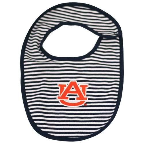 Navy AU Striped Bib