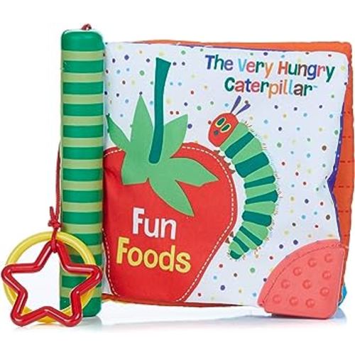 World of Eric Carle, The Very Hungry Caterpillar Fun Foods Soft Book Teether