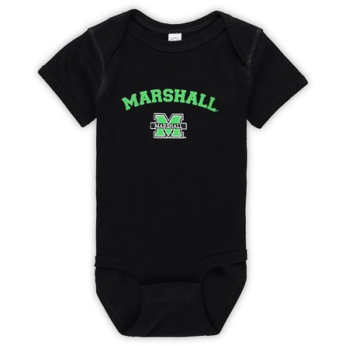 Marshall Thundering Herd Infant Arch & Logo Bodysuit - Black