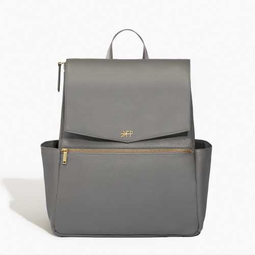 Stone Classic Diaper Bag II | High-End Vegan Leather Diaper Bag – Freshly Picked