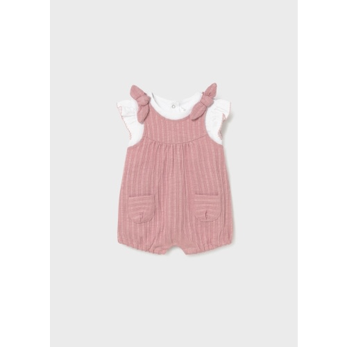 Newborn Dungaree and T-shirt Set