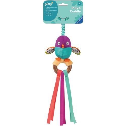 Ravensburger Play+ Shake & Chirp - Bird | Interactive Sound Toy | Engages Auditory & Tactile Exploration | Clip-On Design