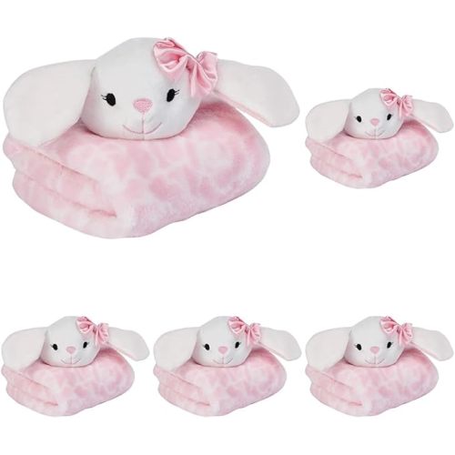 Hudson Baby Unisex Baby Animal Face Security Blanket, Cute-A-Saurus 3-Pack, One Size