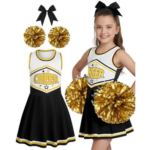 JenPen Cheerleader Costume for Girls Cheerleading Outfit