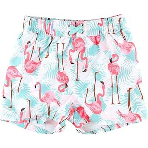 RUGGEDBUTTS Boys UPF50+ Sun Protection Animal Swim Trunks