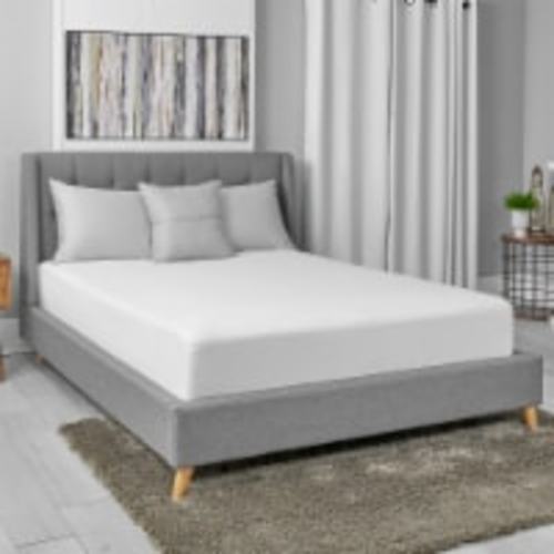 Everyday Living® Vinyl Antimicrobial Fitted Mattress Protector, Queen