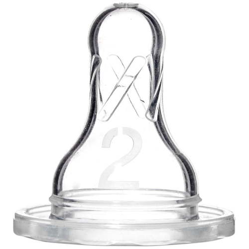 Dr Brown 2pk Level 2 Nipp Size 2ct Dr. Brown'S 2pk Level 2 Standard Nipple, 3-6 Months