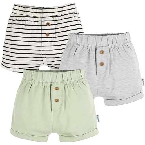 Gerber Baby-Boys 3-Pack Knit Shorts