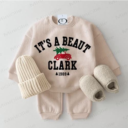 IT'S A BEAUT CLARK Baby 2-piece Beige Set