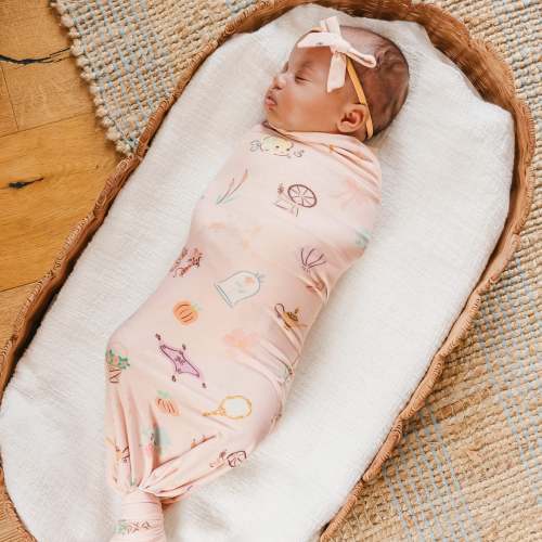Knit Swaddle Blanket - Enchanted Friends