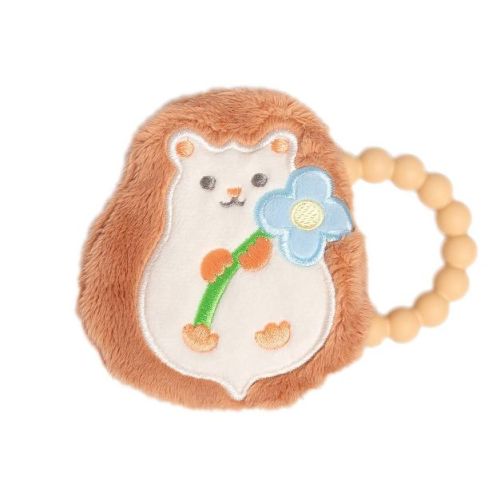 Pearhead Crinkle Hedgehog Teether