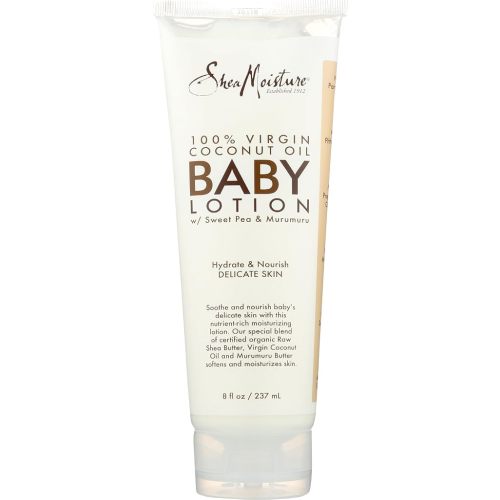 SheaMoisture Baby Lotion 100% Virgin Coconut Oil for Baby Skin Baby Lotion Clear Skin Moisturizer 8 oz