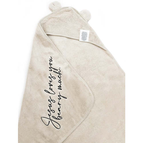 Jesus Loves You Beary Much Towel – OUR HOUSE ABOVE