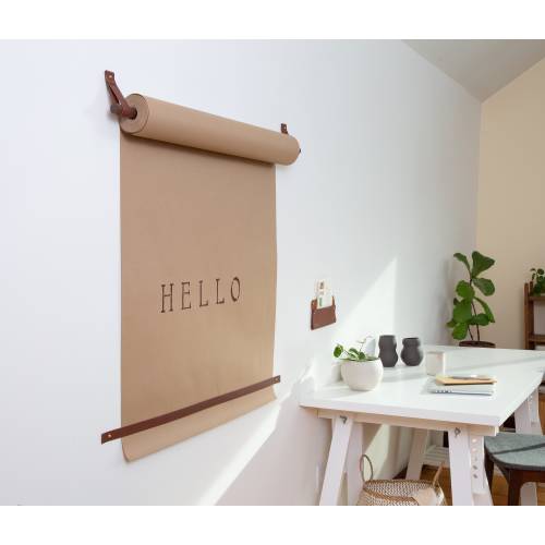Wall Mounted Brown Butchers Paper Roll Holder