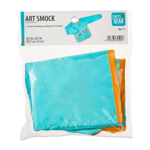 Pen+Gear Children Paint Apron, Blue, Perfect for Boys and Girls