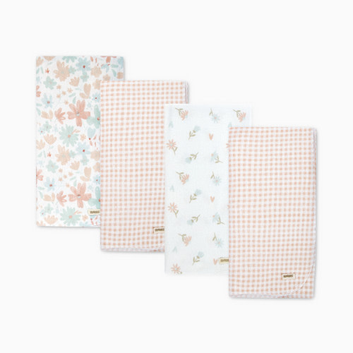 Huggies 4-Piece Flannel Receiving Blanket - Chintz Rose