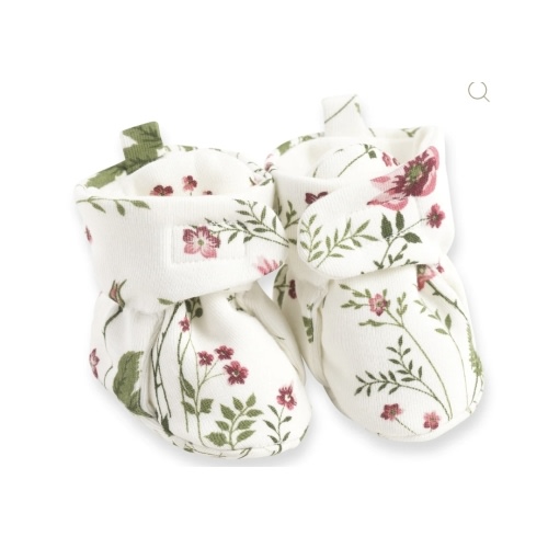 Baby Booties - Pretty Petals Cotton