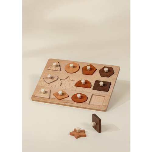 Coco Village Wooden Shapes Learning Set - 12 pcs