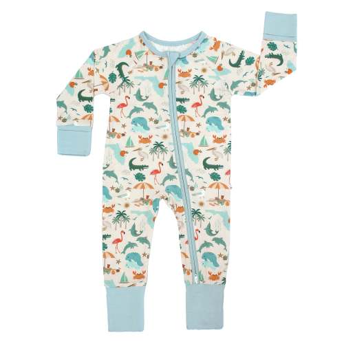 Explore Florida Bamboo Convertible Pajamas | Baby Footie – Emerson and Friends