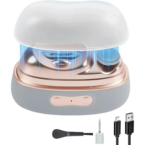 Electric Nail Clipper & Electric Nail Trimmer 3 in 1, Electric Nail Clippers for Seniors & Baby Nail Clippers, Auto LED Auxiliary Light USB-C Fast Charge, Low Noise with Storage for Home Use