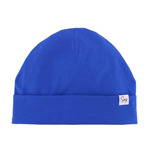 Jersey Beanie Hat for Newborn Baby Boys Girls Silky Satin Lined Hats Bonnet Toddler Infant Little Kids Beanies Caps