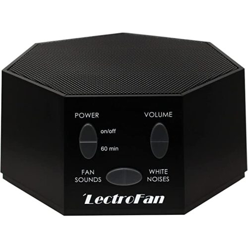 Adaptive Sound Technologies LectroFan Classic - Soothing Sound Machine for Sleep - Built-in Sleep Timer - Compact Design - Non-Looping Sounds - Speech Privacy - Black