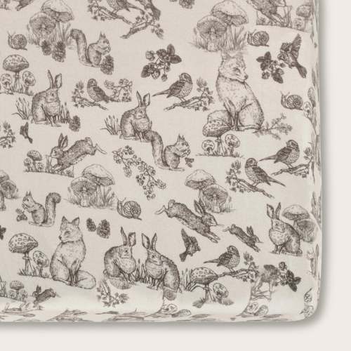Oilo Woodland Nursery Crib Sheet - Best Place To Buy Baby Cribs | Shop Baby Furniture