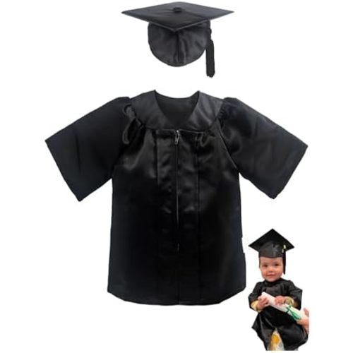 GraduatePro Baby Graduation Cap and Gown Set for Infant Toddler with Tassel as NICU Grad Gift