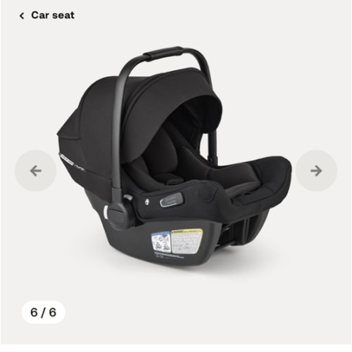 Bugaboo Turtle Air Shield by Nuna car seat