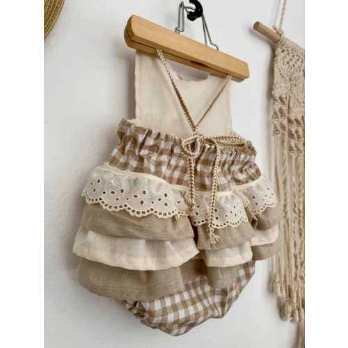 Boho Ruffle Butt Romper