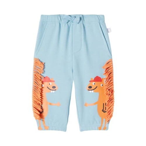 Baby printed cotton jersey sweatpants