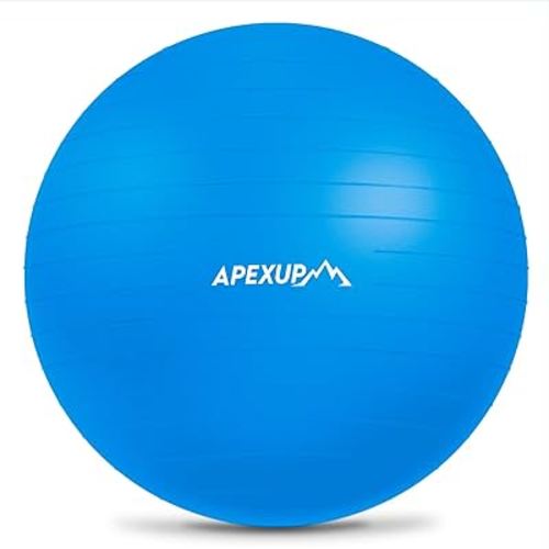 APEXUP Yoga Ball Exercise Ball Anti Slip Heavy Duty for Fitness, Balance & Core Workout