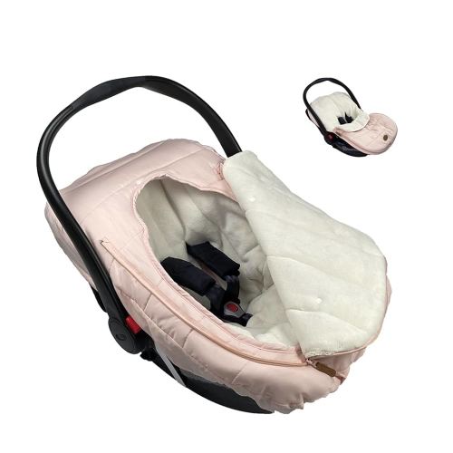 Car Seat Cover+Carseat Bunting Bag Intergrated into 1,Waterproof Anti-Cold Winter Bassinet Stroller Car seat Sleeping Bag for Infant,0-12M