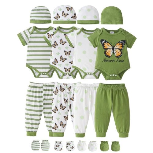 Baby Boy Girl Clothes Newborn Essentials Unisex Must Haves 20Pcs Set Cute Infant Outfits 0 3 6 9 12 18 Months