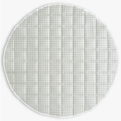 Picnic Gingham Play Mat - Green