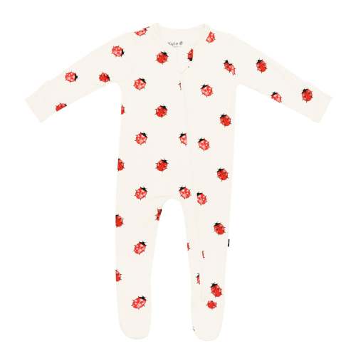 Zippered Footie in Love Bug