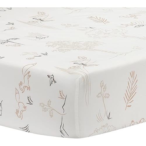 Lambs & Ivy Treetop Fox Cotton Crib/Toddler Sheet