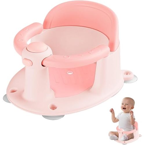 Baby Bath Seat 6 Month+ (Pink)