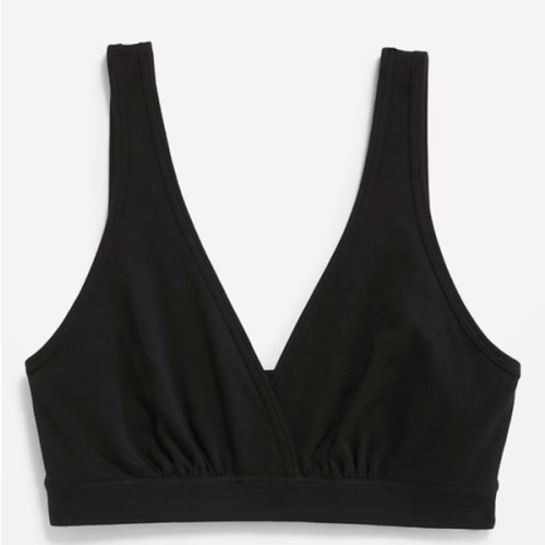 Maternity Cross-Front Cotton Nursing Bralette