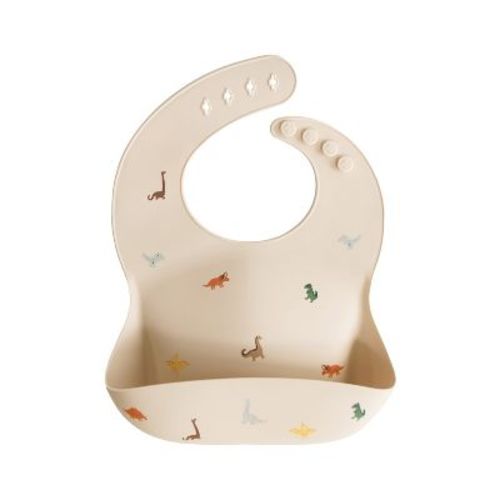 Silicone Baby Bib Dinosaurs One Size